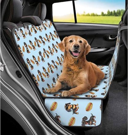 AFPANQZ Dachshund Car Dog Cat Seat Cover Large