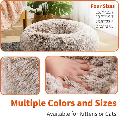 Round Pet Bed for Dogs and Cats 19.7''/50cm)