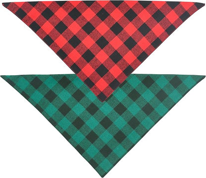 Realeaf Christmas Dog Bandanas 2 Pack