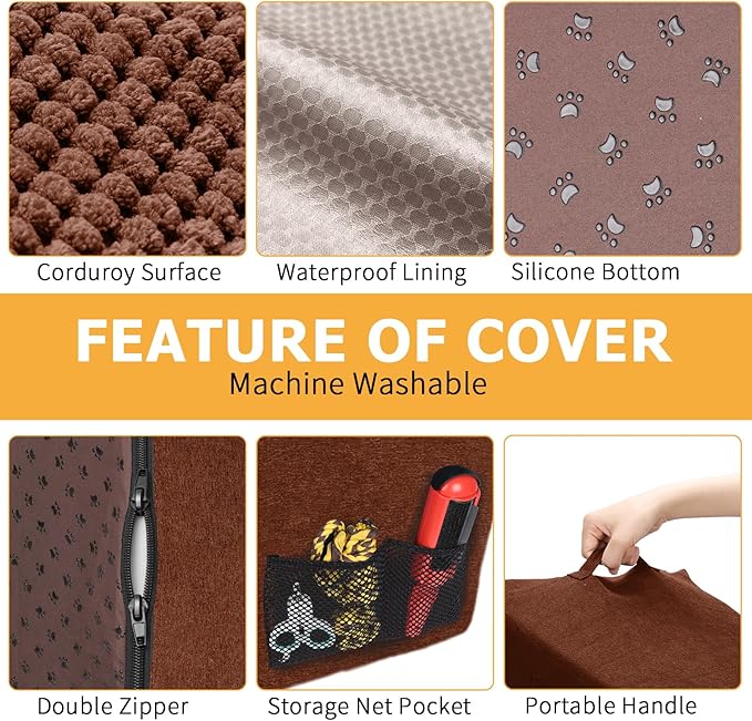 Topmart 3 Tiers Foam Dog Ramps/Steps 1 Pet