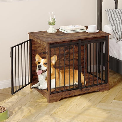 Dog Crate Furniture 32" Double