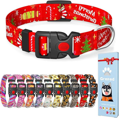 Cute Floral Dog Collar for Small Medium Large Dogs