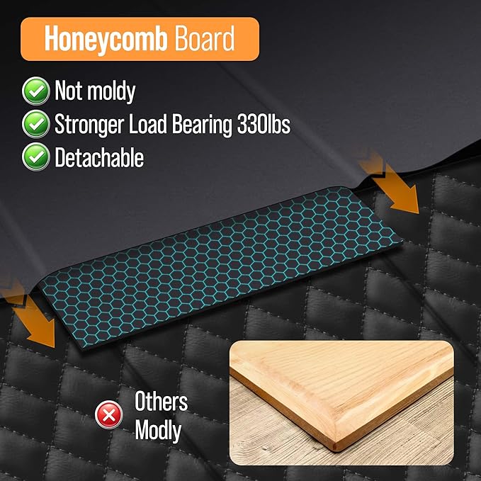 Bobby's Moment Back Seat Extender for Dogs – Durable Hard Bottom Car Seat Cover for Dogs & Pets