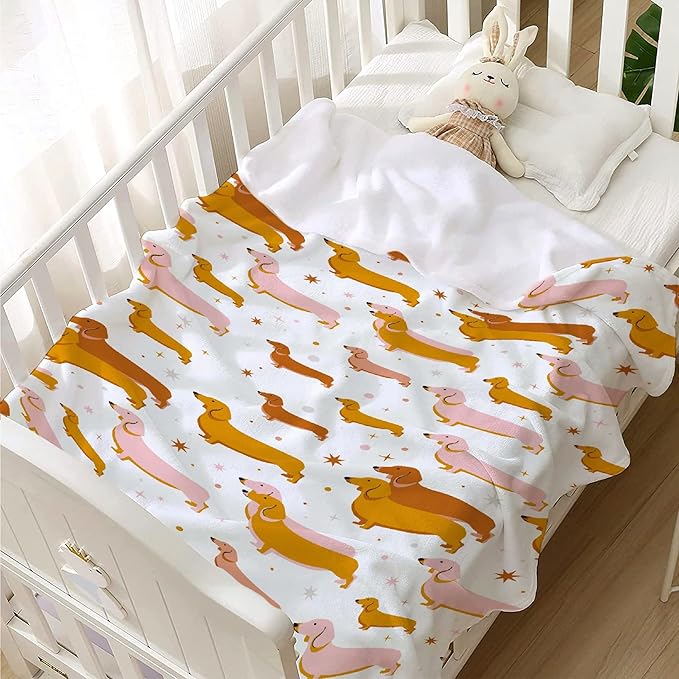 Dachshund Dog Blankets Puppy Blanket 30x40 in