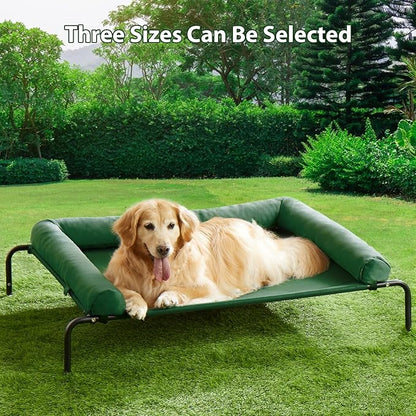 RRPETHOME Large Elevated Cooling Dog Bed