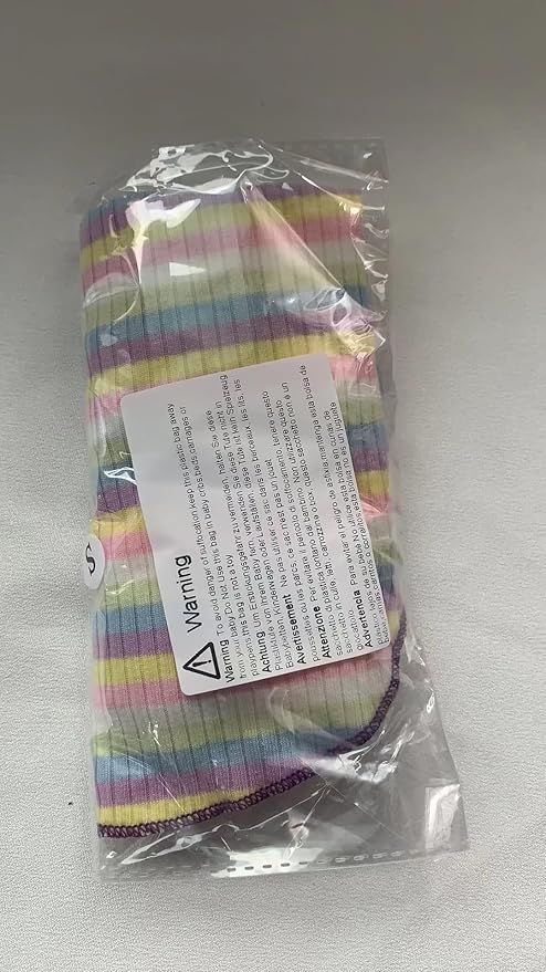 Small Medium Dog Clothes Rainbow Striped Dog Shirts Stretchable Long Sleeve Cat T-Shirt Pet Outfits for Chihuahua Yorkie Teddy (Purple Edge, Small)