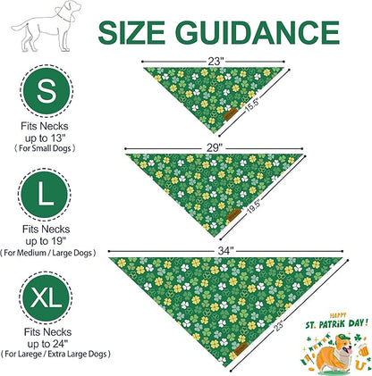 St. Patrick's Day Dog Bandana 2 Pack