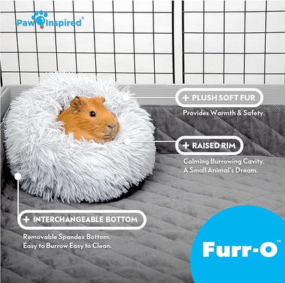 Paw Inspired Furr-O Burrowing Pet Bed for Guinea
