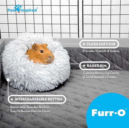 Paw Inspired Furr-O Burrowing Pet Bed for Guinea