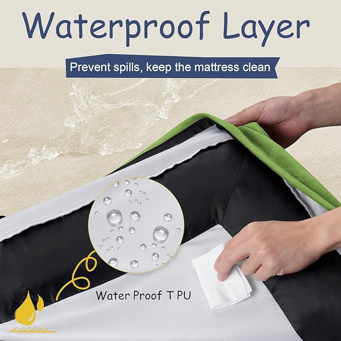 Orthopedic Washable Large Dog Bed: Large Dog Bed Bolster Waterproof