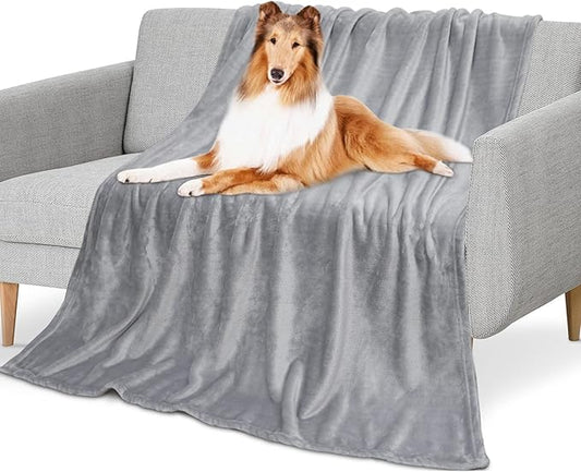 Large Dog Blanket-60 x 80" Soft Fleece Dog Blanket for Large Dog Washable