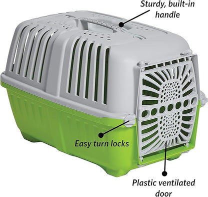 MidWest Homes for Pets Spree Travel Pet Carrier | Hard-Sided Pet Kennel Ideal for 'XS' Dog Breeds, Small Cats & Small Animals | Dog Carrier Measures 22.3L x 14.2 W x 15H - Inches