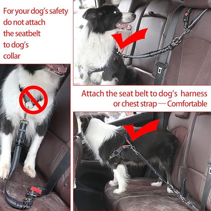 Dog Seat Belt 5-in-1 Multi-Functional