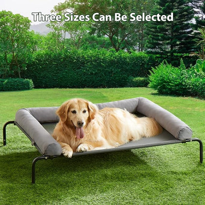 RRPETHOME Large Elevated Cooling Dog Bed