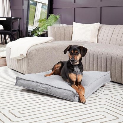 Happy Hounds Milo Square Tufted Pillow Dog Bed (32" x 32"), 32.0" 32.0" W 5.0" Th