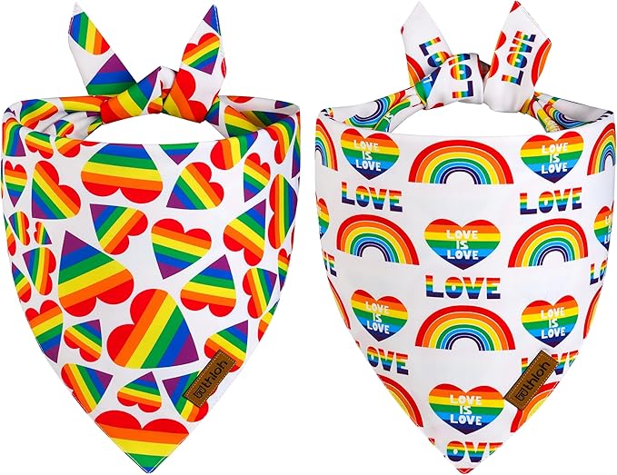 Pride Dog Bandanas 2 Pack