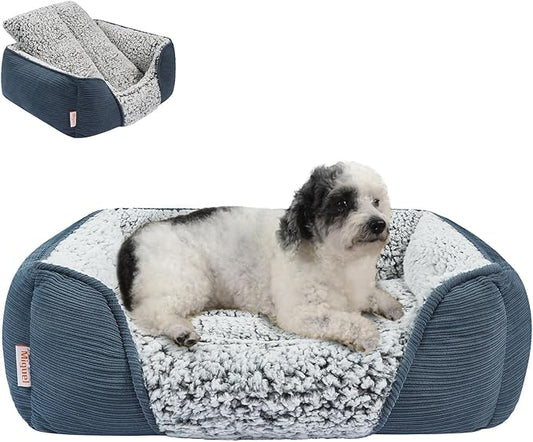 Miguel Washable Dog Bed with Removable Cushion for Medium Small Dogs 25 Inch