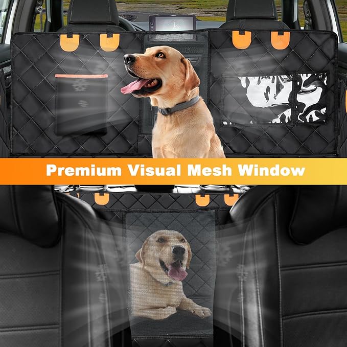 Dog Car Seat Cover 100% Waterproof 600D Heavy