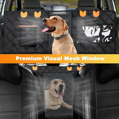 Dog Car Seat Cover 100% Waterproof 600D Heavy