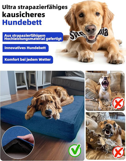 Sytopia Outdoor Dog Beds for Large Dogs with Detachable Blanket (36 x 27 in)