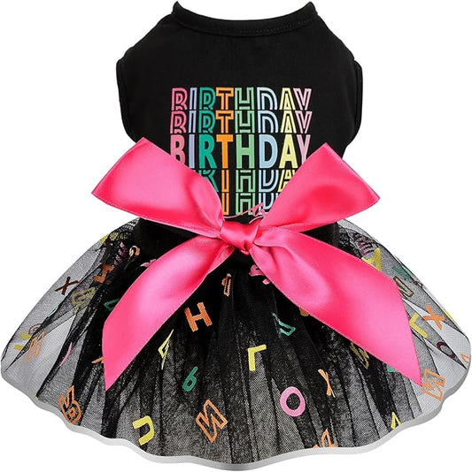 Dog Birthday Outfit Dog Clothes for Small Medium Dogs