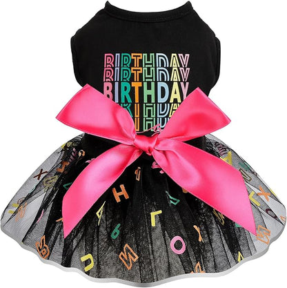 Dog Birthday Outfit Dog Clothes for Small Dogs