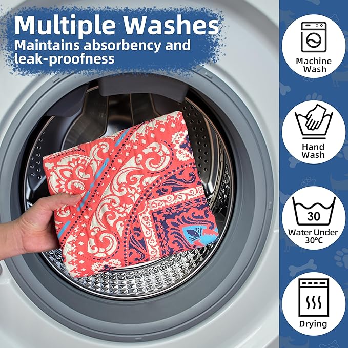 Washable Pee Pads for Dogs- 2 Packs Super 100% Waterproof 18''x24''