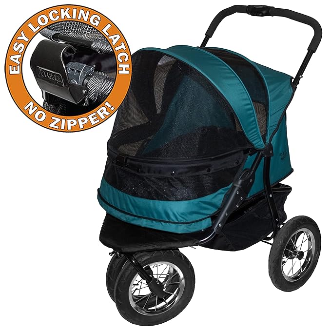 Pet Gear NO-Zip Double Pet Stroller 1 Model 3 Colors