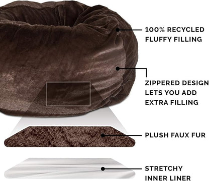 Furhaven Soft & Cozy Dog Bed for Large Dogs 95 lbs