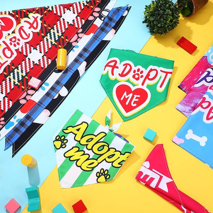 30 Pcs Adopt Me Dog Bandanas Pet Bandanas