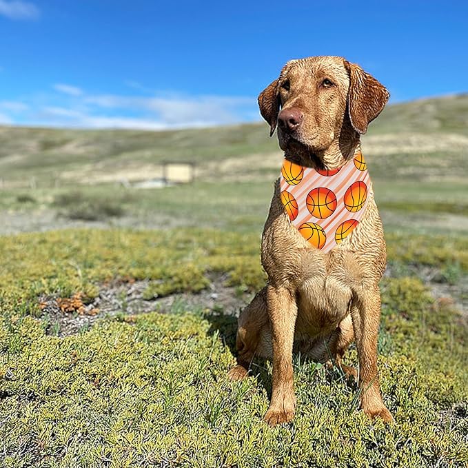 Sports Dog Bandanas for Large Dogs Breed 33 7PCS