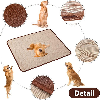 SHEJIZE Dog Cooling Mat Dog Cooling Pad Self Cooling Blanket 28x22inch/70x55cm)