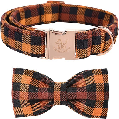 Elegant little tail Dog Collar with Bow