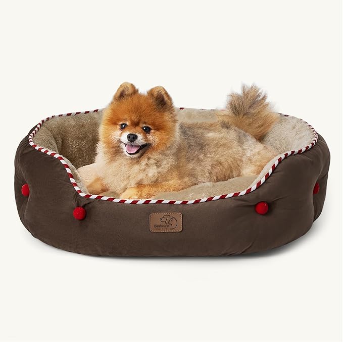 Bedsure Dog Beds for Small Dogs 25 Inches,