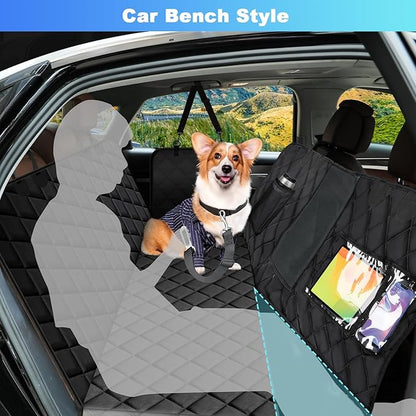 Dog Car Seat Cover for Back Seat 600D Heavy