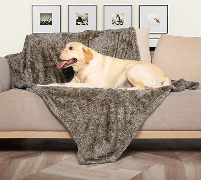 MACEVIA Fluffy Fleece Dog Blankets (40x60 Inch,