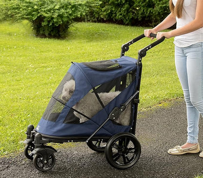 Pet Gear NO-Zip Pet Stroller with Dual Entry 1 Model, 4 Colors