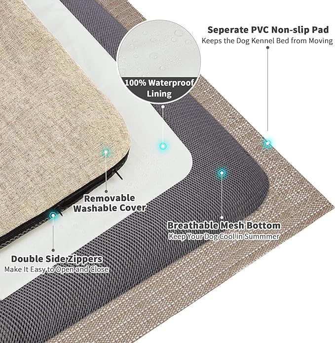 Panku Extra Large 42inch Dog Bed 41x29x2)