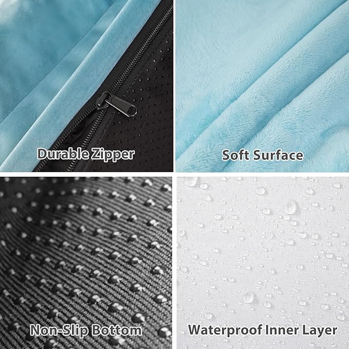 BFPETHOME Orthopedic Dog Beds for Large Dogs-Waterproof Sofa Dog Bed with Removable Washable Cover