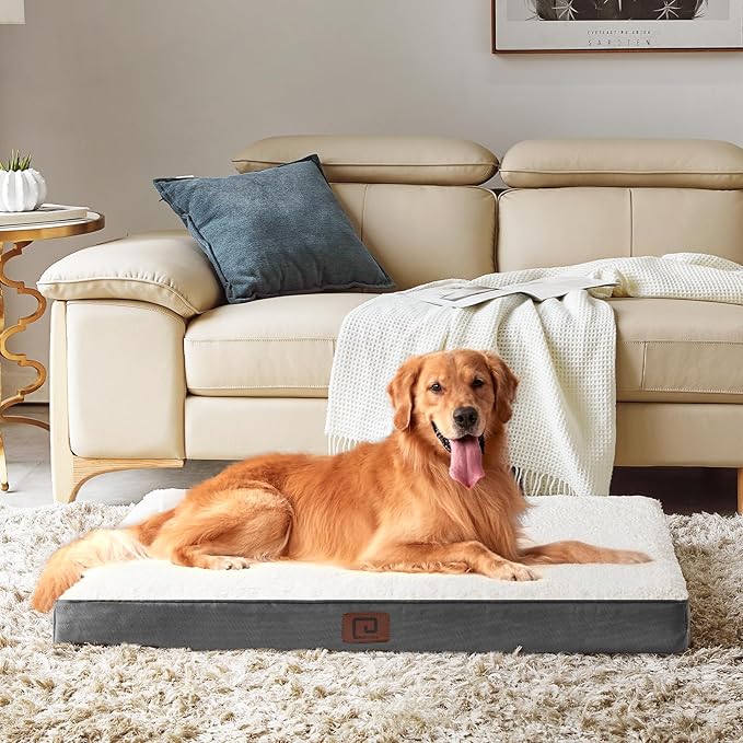 EHEYCIGA Orthopedic XL Dog Beds for Extra Large Dogs with Removable Washable Cover 44x32