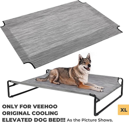 Veehoo Dog Bed Replacement Cover for CWC2201, Size XL, Black Silver