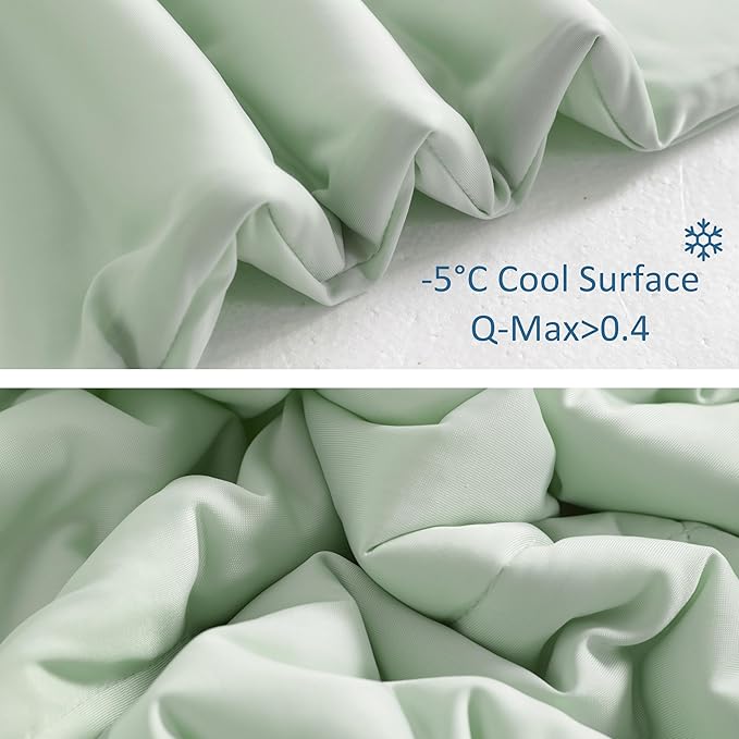 NTBAY Cooling Blanket for Dogs, Toddler Cooling Blanket, Japanese Double-Sided Cold Tech Fabric Cooling Blanket for Hot Sleepers, Q-Max 0.43, 39x47 Inches, Mint Green