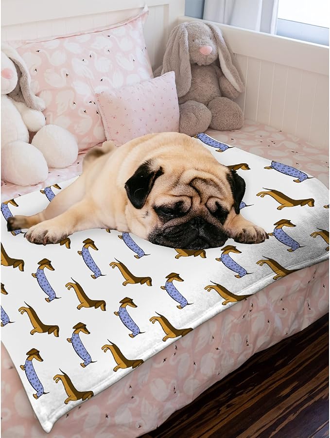 Dachshund Dog Blankets Puppy Blanket 30x40 in