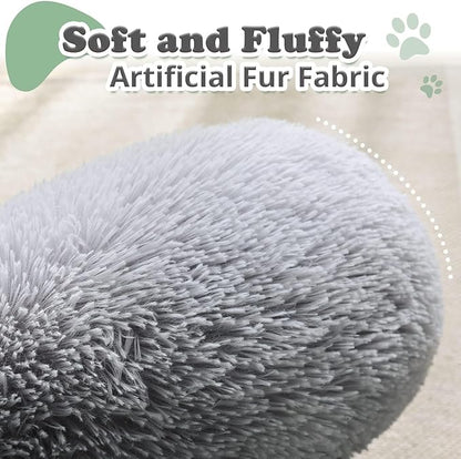 JOLLYVOGUE XX-Large Calming Donut Dog Bed (36")