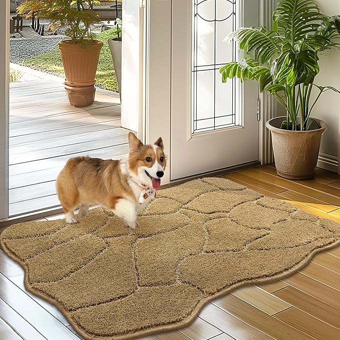 BSICPRO Dog Mat for Muddy Paws 32x20 Low