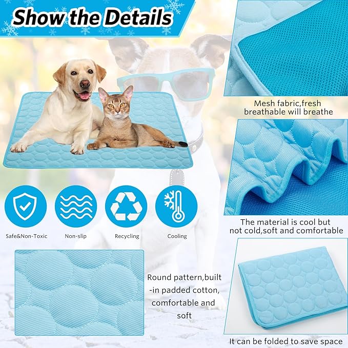 Pet Dog Cooling Bed Mats