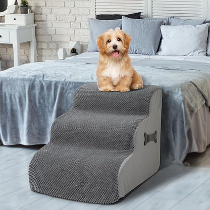 Dog Stairs Ramp for Beds 3-Tiers Dog