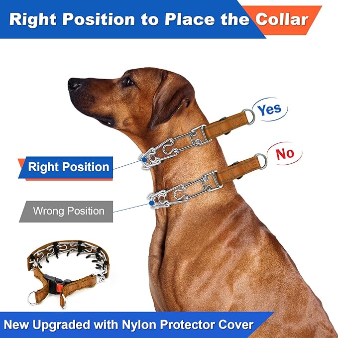 Supet Dog Training Collar for Small Medium Large Dogs with Quick Release Buckle