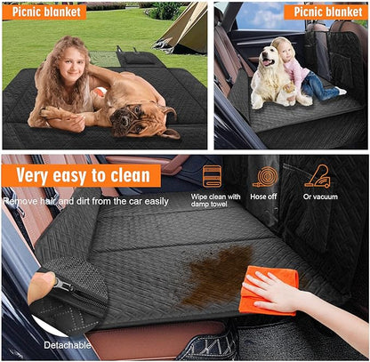 Back Seat Extender for Dogs 330lb, Waterproof