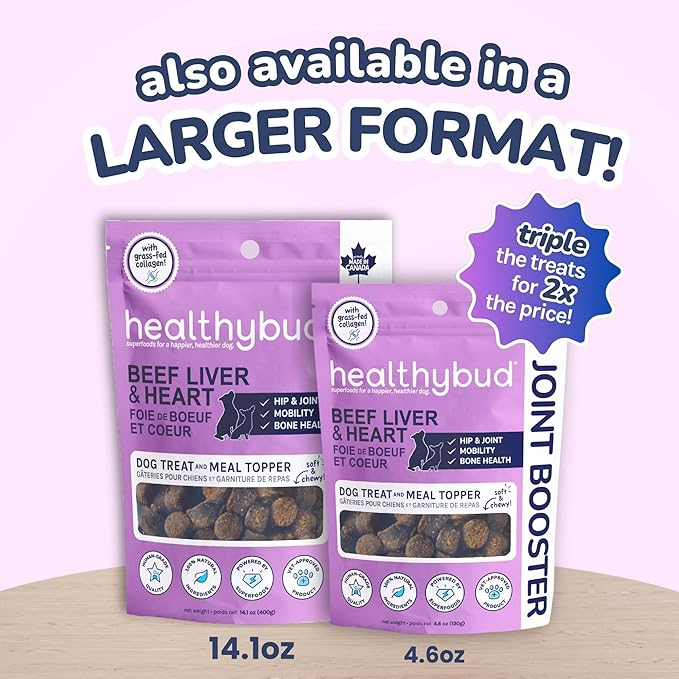 healthybud Hip and Joint Supplement Dog Treats 14.1oz